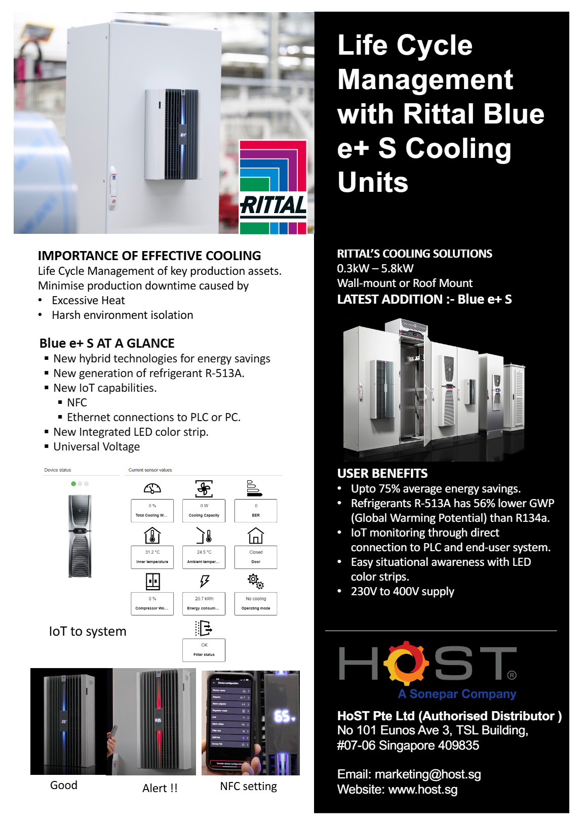 20230927 Life Cycle Management with Rittal Blue e+ S Cooling Units Description Picture