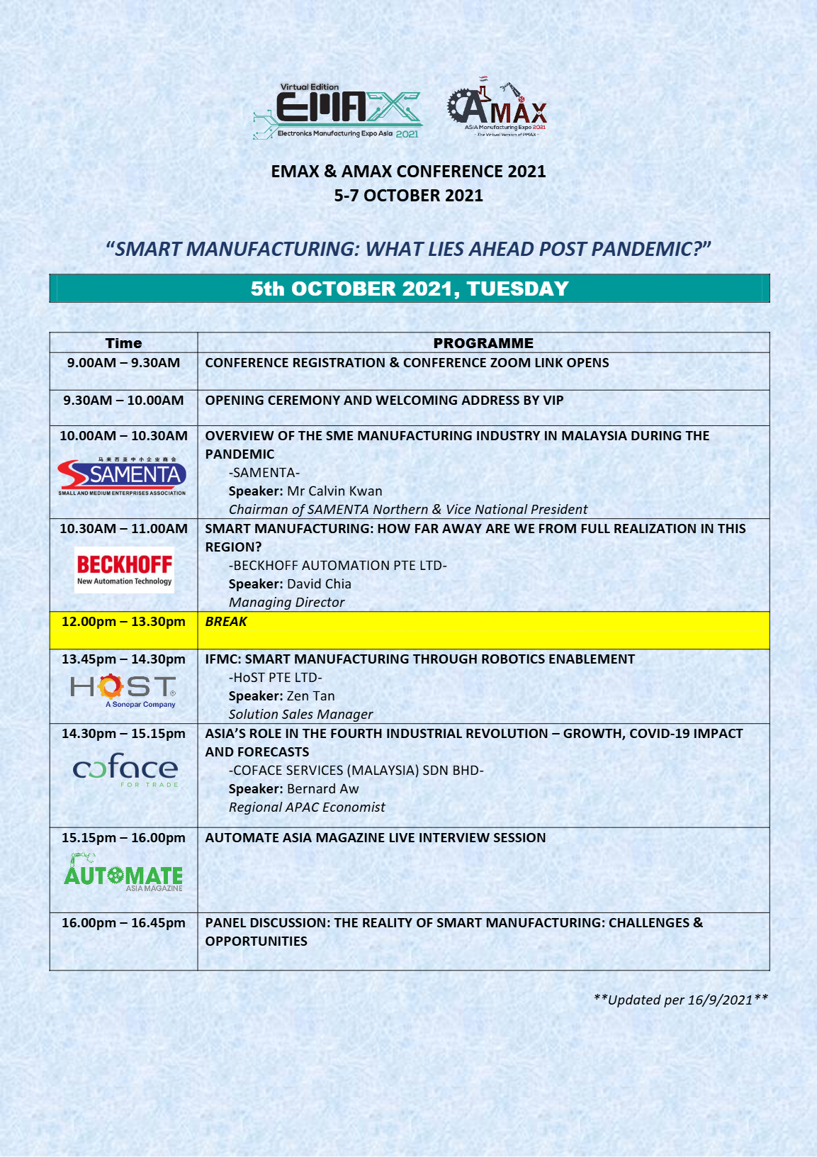 20210920 EMAX & AMAX 2021 Agenda Picture